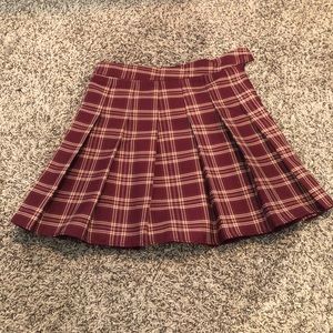 Shein plaid school girl tennis skirt